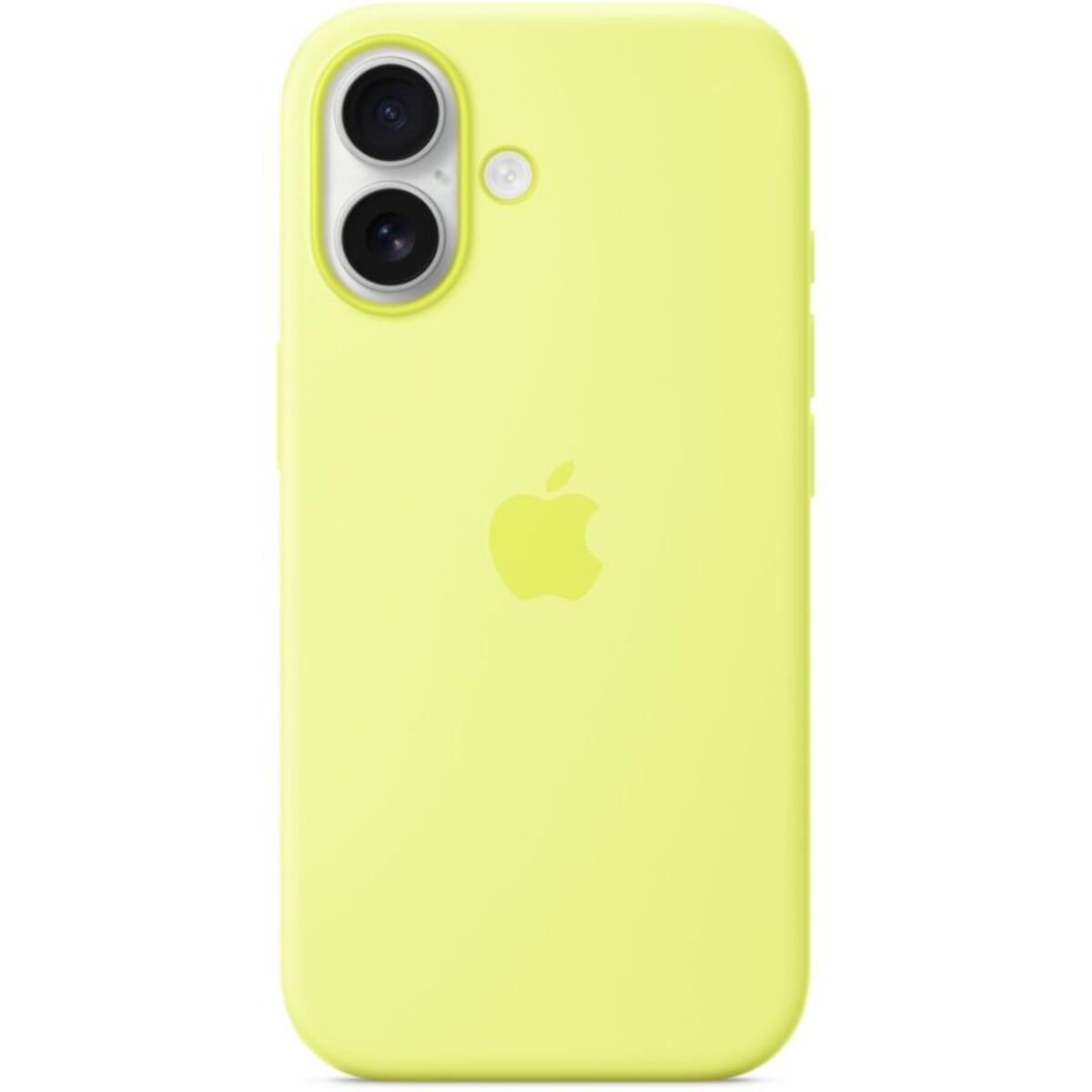 Coque APPLE iPhone 17 MagSafe Silicone Jaune fluo
