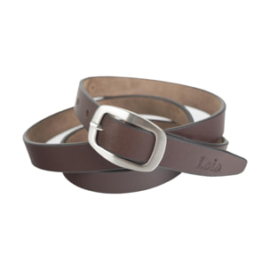 Cinturon Lois De Piel Marron 90