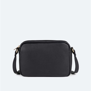 Bandolera Crossbody de Piel Vacuna y Detalles Oro CROSSBODY LEATHER CRAFT