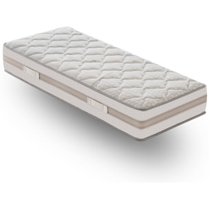 Materasso 90x190 800 molle insacchettate e Memory Foam - Alto 25 cm - Sfoderabile - 9 Zone di Comfort