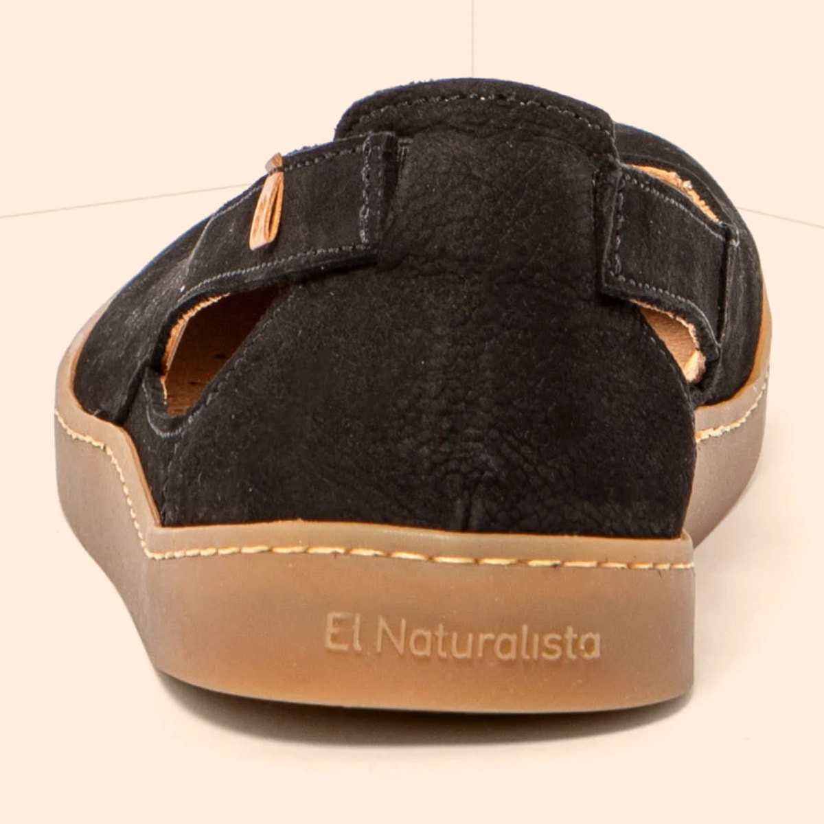 Bailarinas N5906 NOBUCK BLACK/ ORIGEN color Black