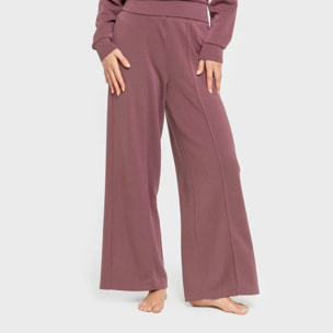 Pantalón largo pinzas estilo modal mujer