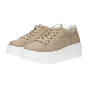 Sneakers Donna Tata Italia Beige