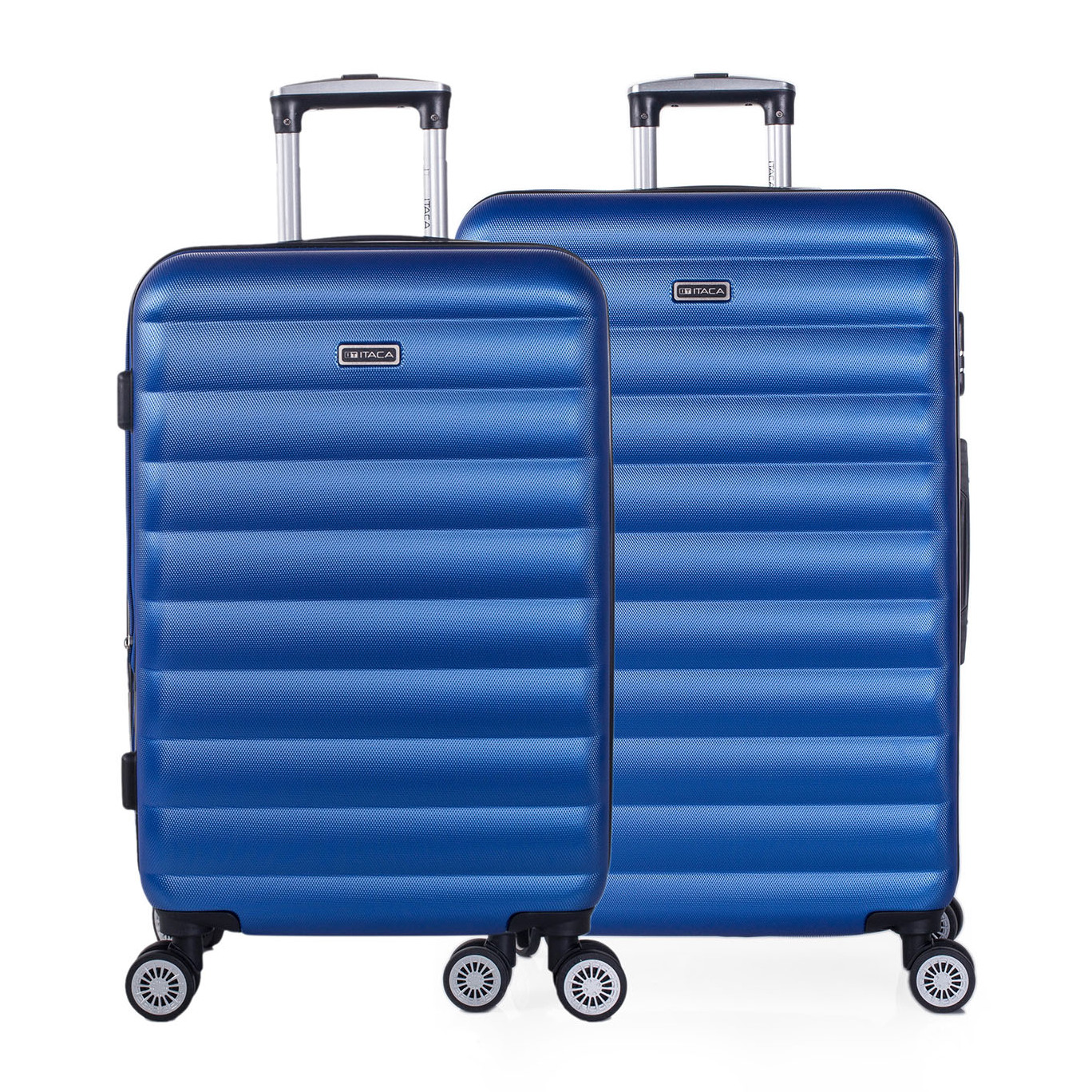 Juego De Maletas Rígidas Abs Itaca Simoa Azul