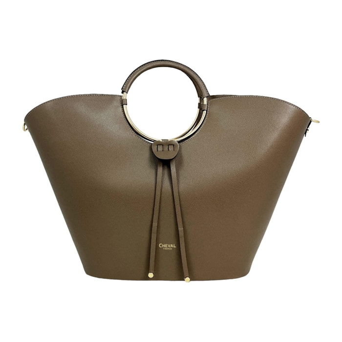 Borsa a mano Cheval Firenze Clara Taupe