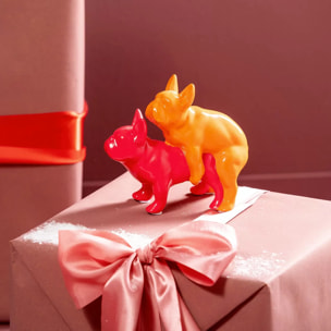 Déco Love Dogs orange et rouge Kare Design