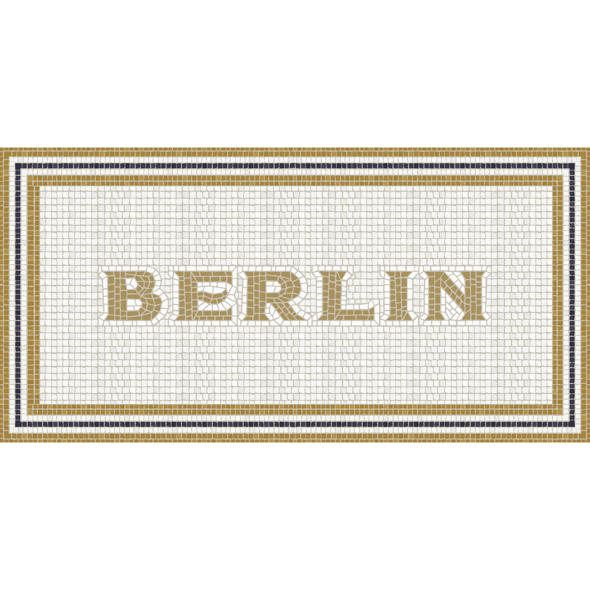 Alfombras vinílicas de Ceramiko - Mosaico romano "Berlin"