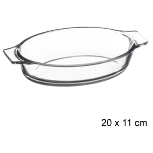Petits plats ovales verre