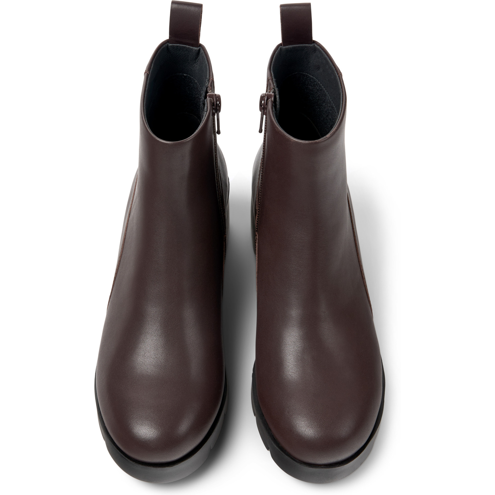 Botines - CAMPER Wanda - Marron - Cuero liso