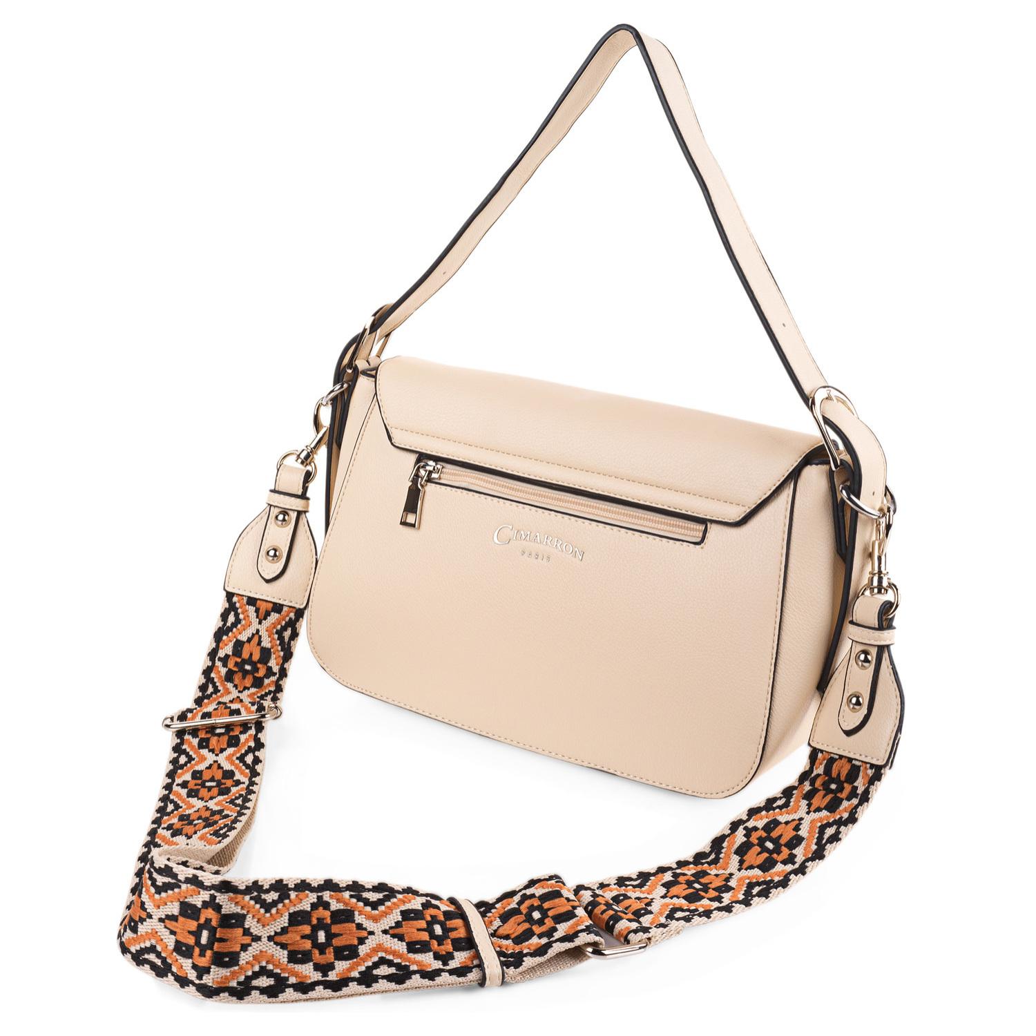 Bolso Bandolera Mujer Sint/Pu Cimarron Albany Marfil