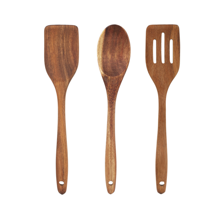 Emile - Set de 3 ustensiles en bois d'acacia