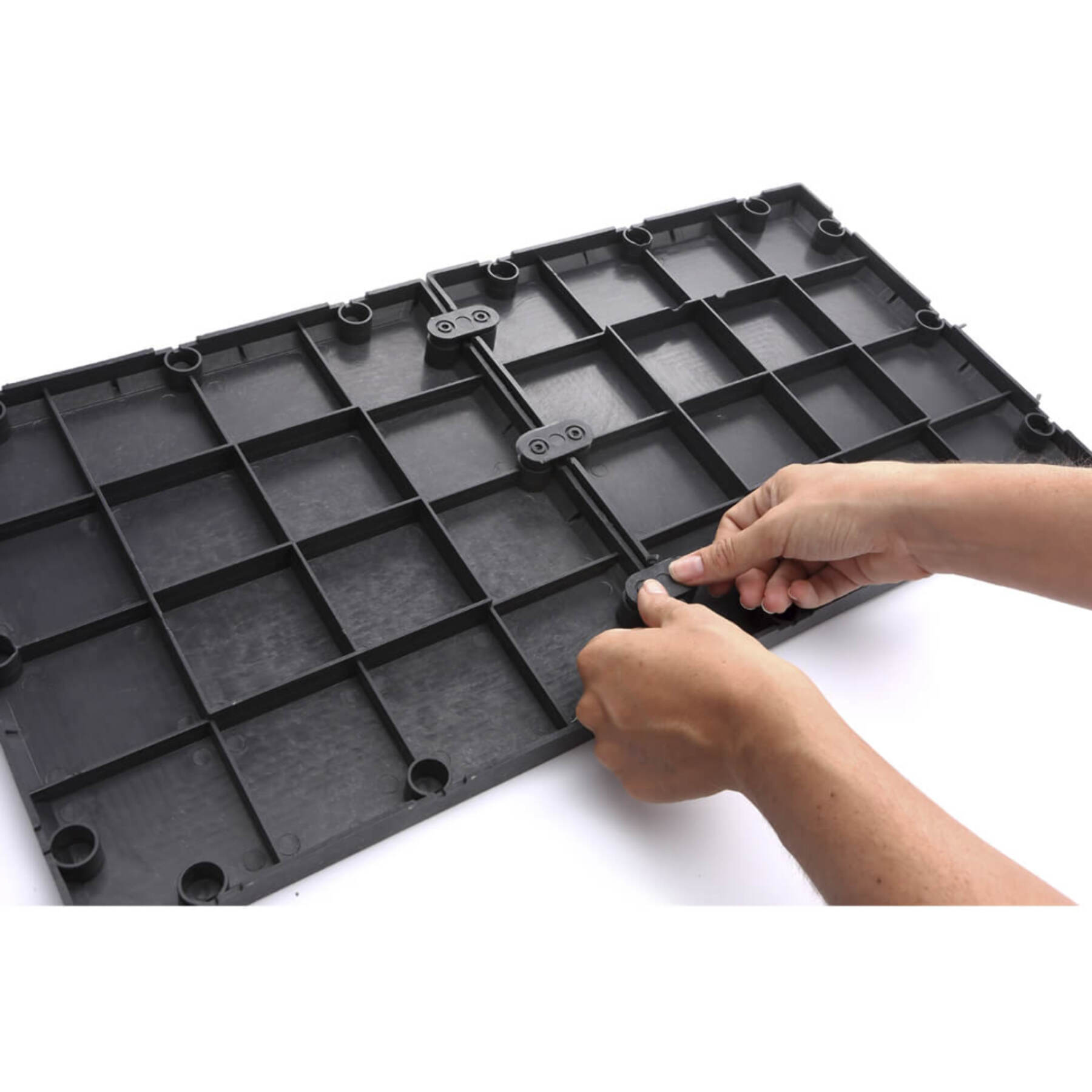 Pack 9 Baldosas Clickfloor Pizarra Lop 30x30cm Antracita