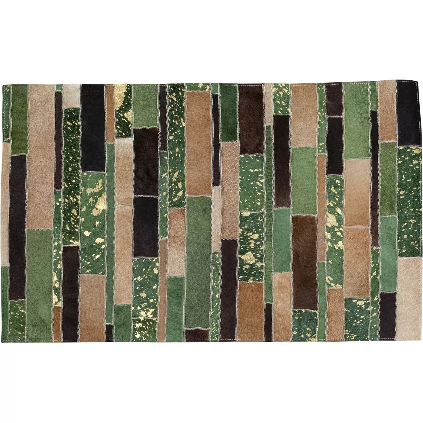 Tapis Brick vert Kare Design