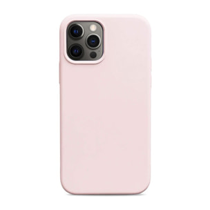 Coque iPhone 13 Pro Silicone liquide Rose Housse Anti-Chocs Souple Toucher Doux