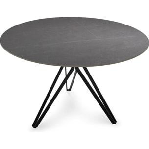 Table à manger ronde en céramique 4 pers. - CUMA