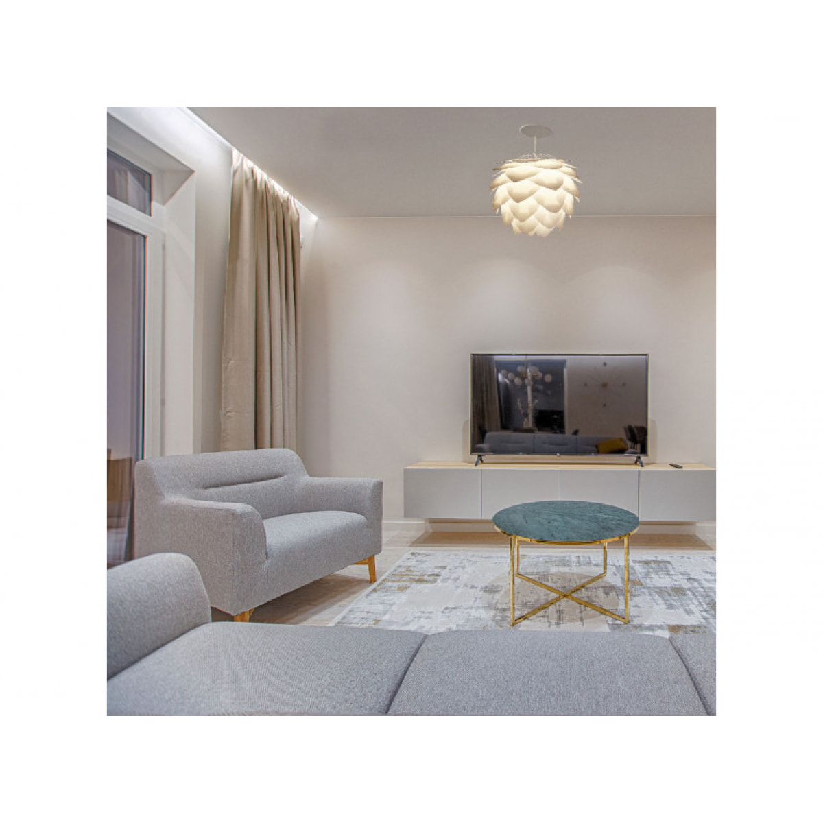 Suspension lumineuse design fleur - FLOWER