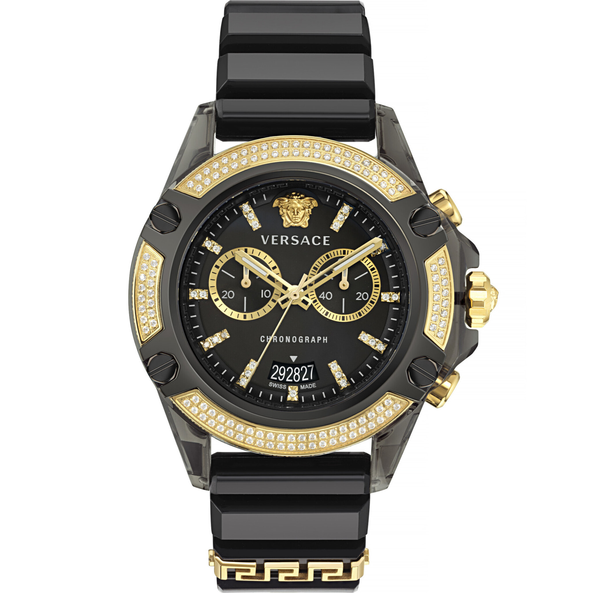 Versace Quartz Chronograph Watch Icon Active