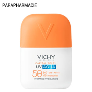 Capital Soleil UV-Aqua SPF50 - Fluide visage Invisible Hydratant