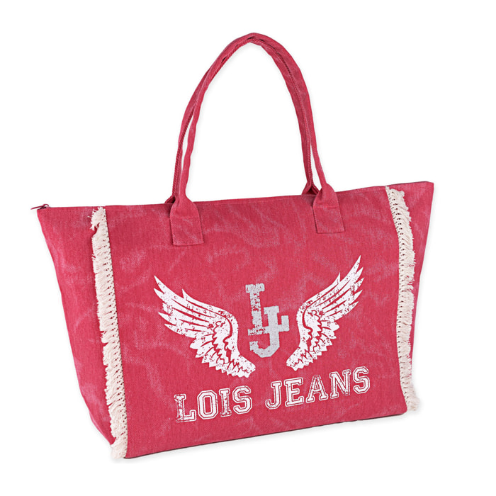 Bolso De Playa Lois Galwey Rosa