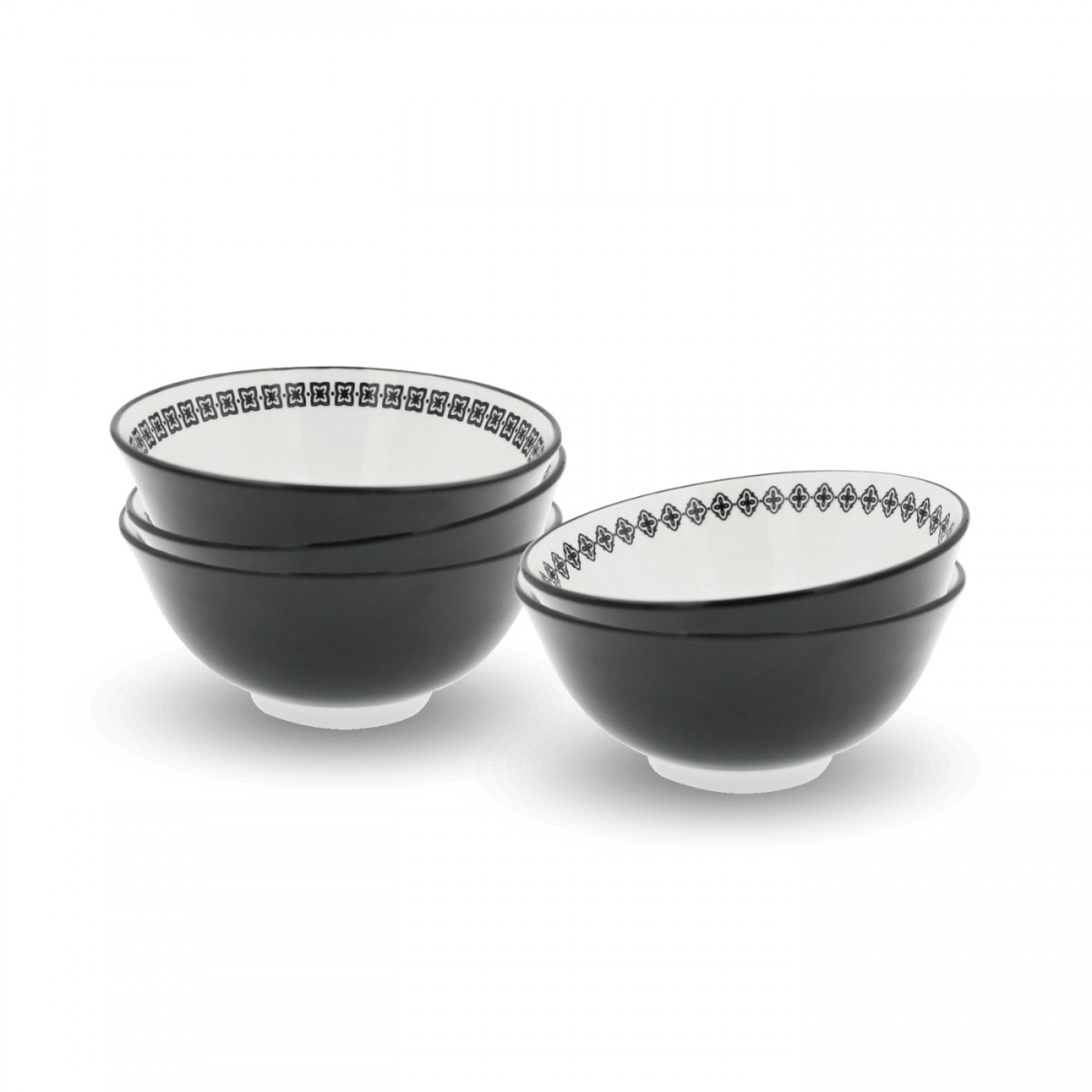 Lot de 6 moyens bols, VILLA LES PINS