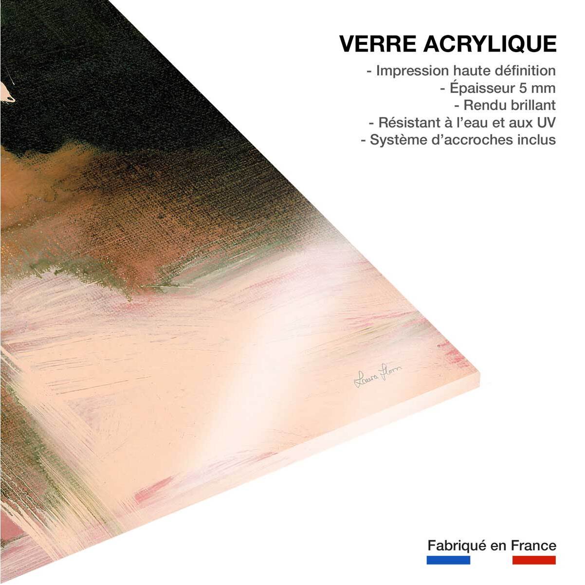 Tableau Texture brossée Tableau plexiglas