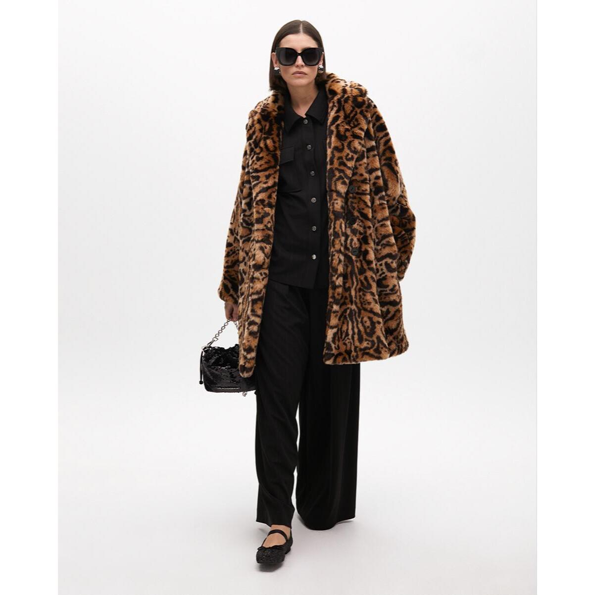 Pantaloni a Righe Diplomatiche Lamé a Pieghe