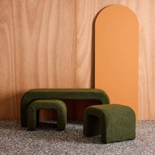 Banc et tabourets gigognes bouclette  INO