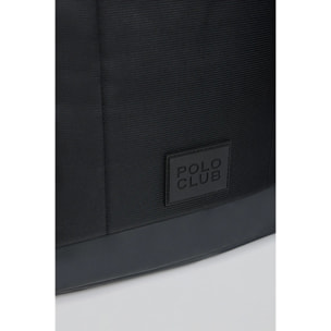 Zaino piccolo Tribeca nero con particolari Polo Club