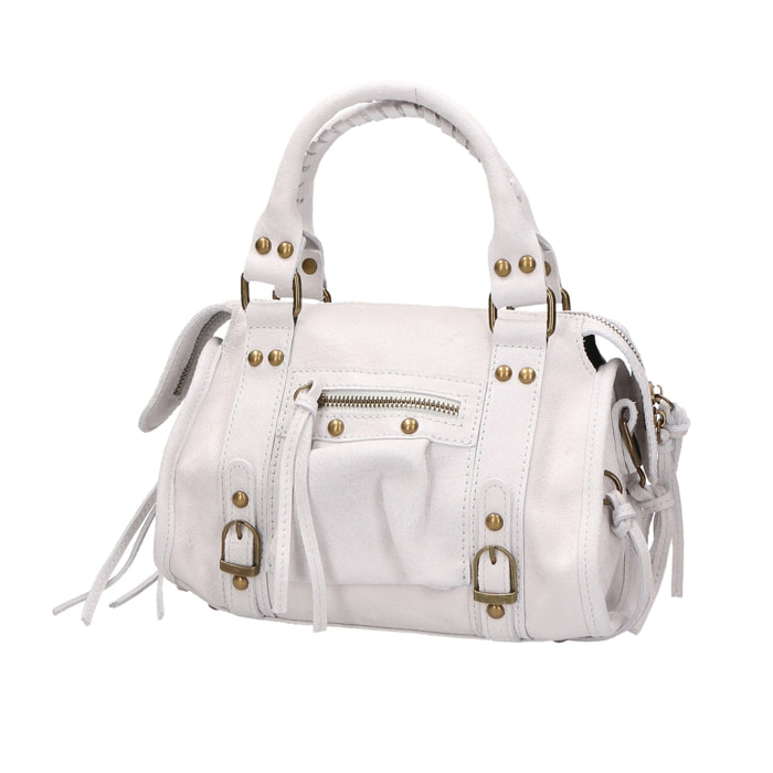 Borsa a spalla da donna - Modello Erisia - Vera pelle - 25.0 x 15.0 x 10.0 cm