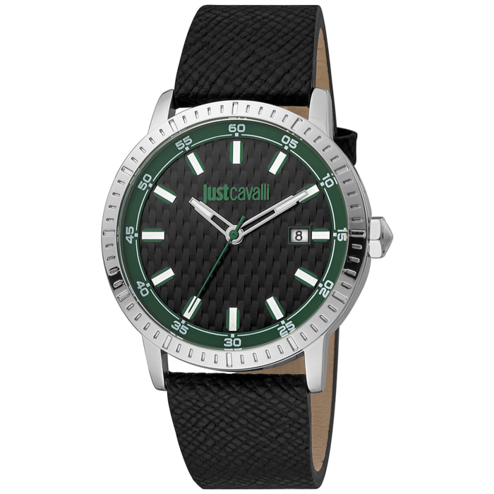 Reloj Just Cavalli JC1G216L0025 Hombre Analogico Cuarzo con Correa de Cuero