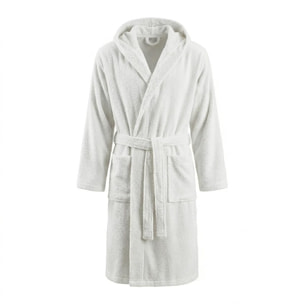 INTRECCI HOME Accappatoio Uomo e Donna, in Puro Cotone Jacquard 500 g, , Morbidezza Extra, Avvolgente, con Cappuccio e Tasche, Elegante e Confortevole,