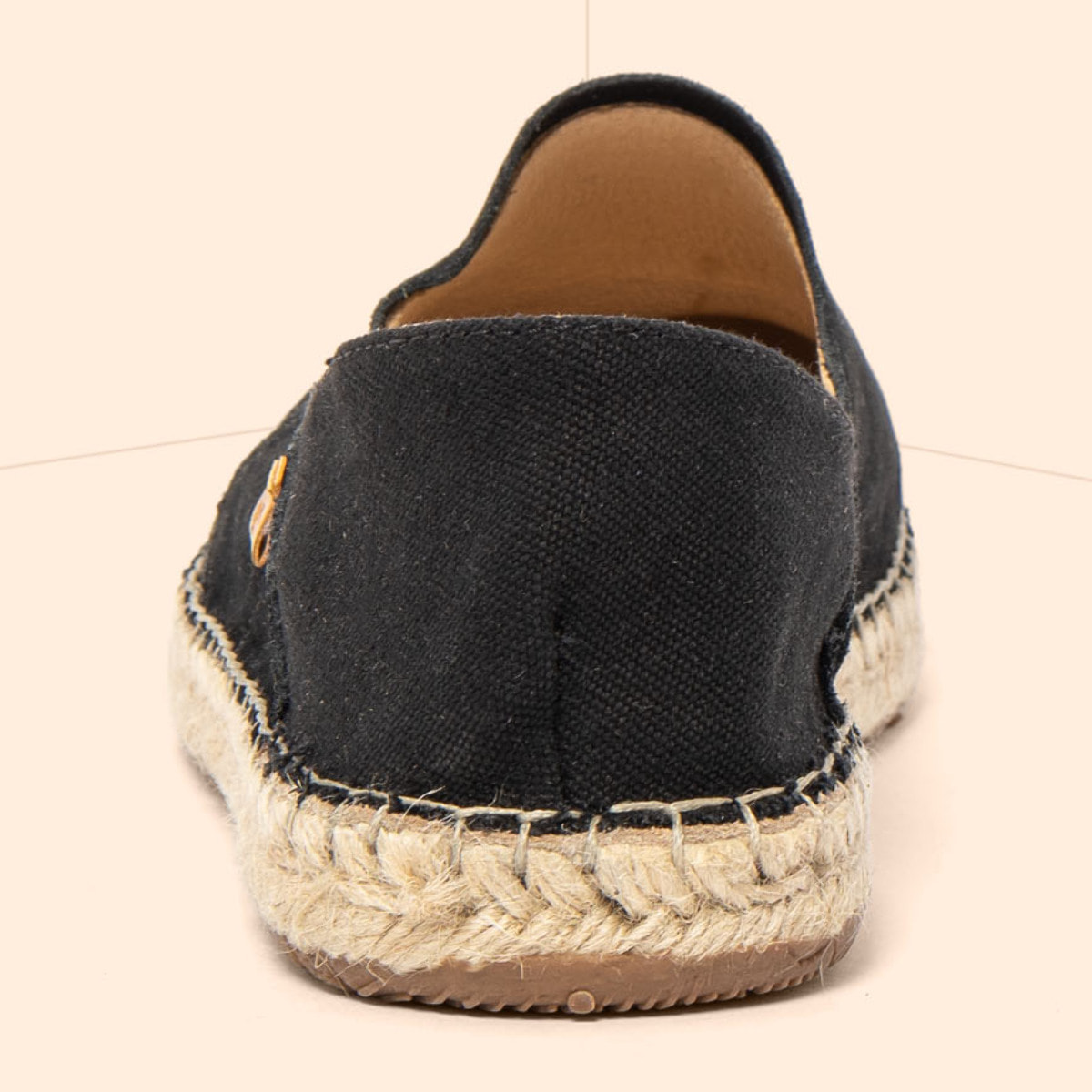 Zapatos N677 SILK SUEDE-COTTON BLACK / CAMPOS color Black