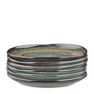 Assiette GENESIS Ø16,5cm - 6 pièces - Terre