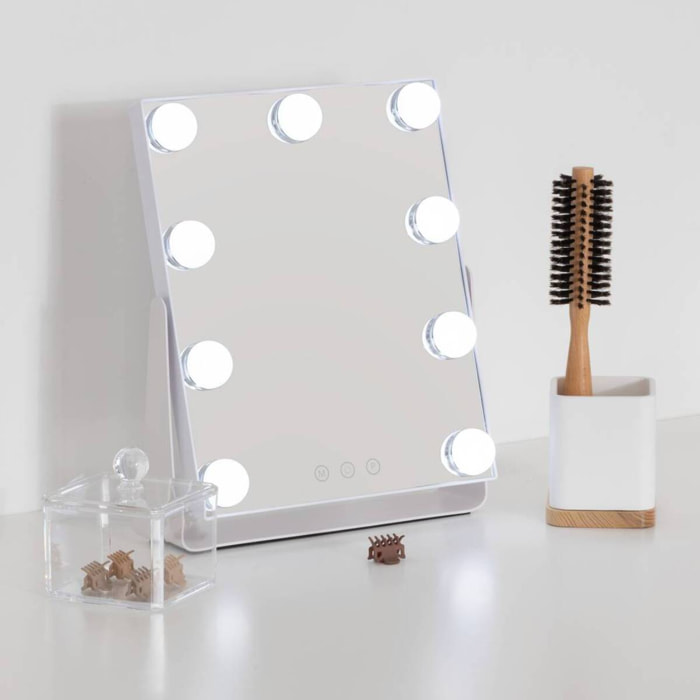 Miroir pivotant LED Holly L27cm