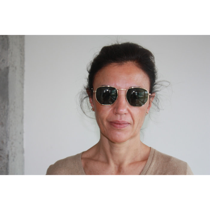 Gafas de sol OCEAN PERTH - Dorado brillante / Verde