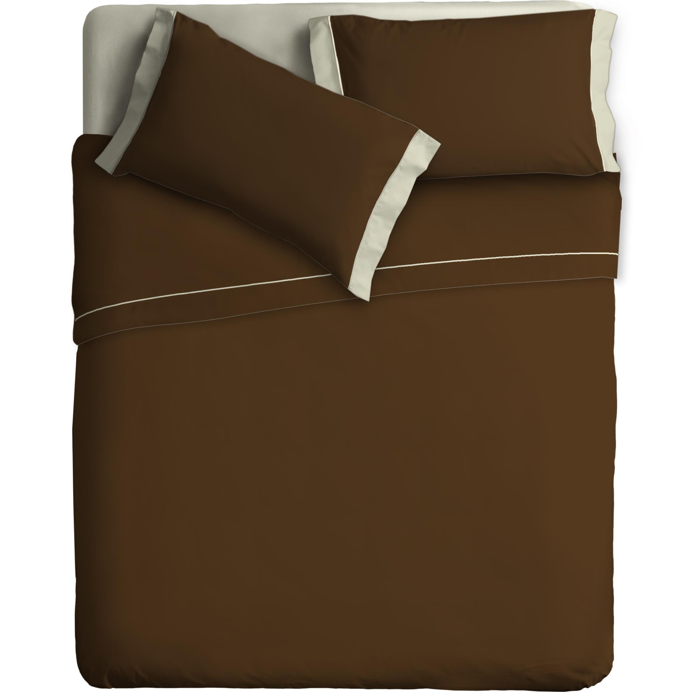 Completo letto Double-Color IPERSAN Caffe'/Panna