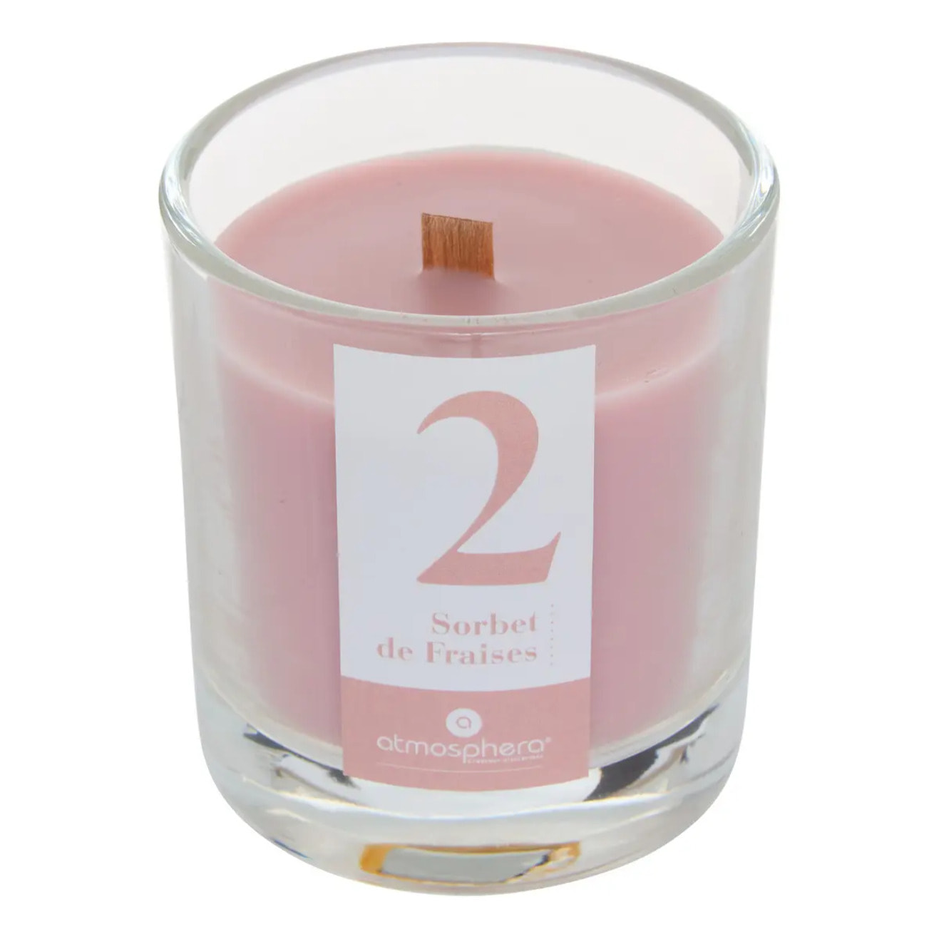 Bougie parfumée 180g Numia Sorbet de Fraises