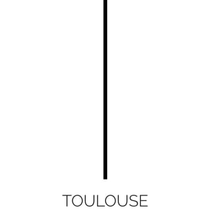 Poster t toulouse Affiche sous cadre bois