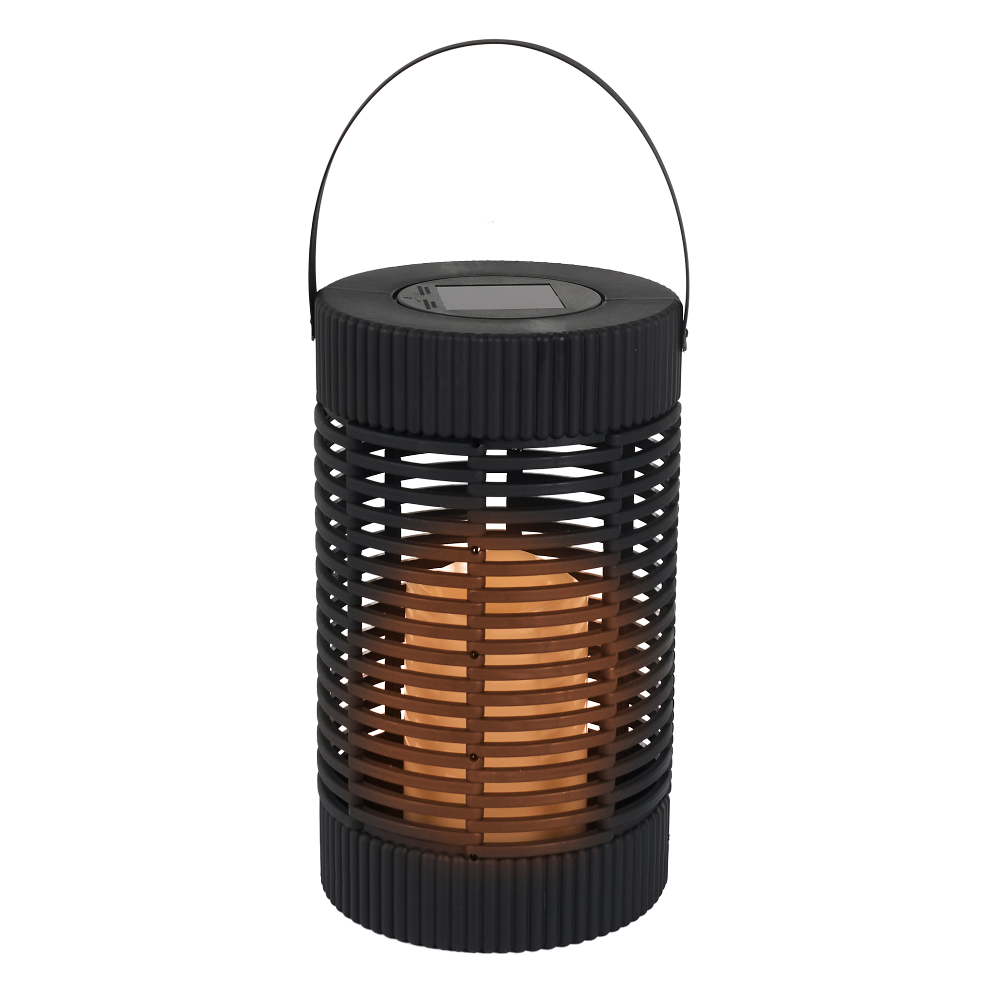 Lanterne Solaire Effet Bougie H23cm