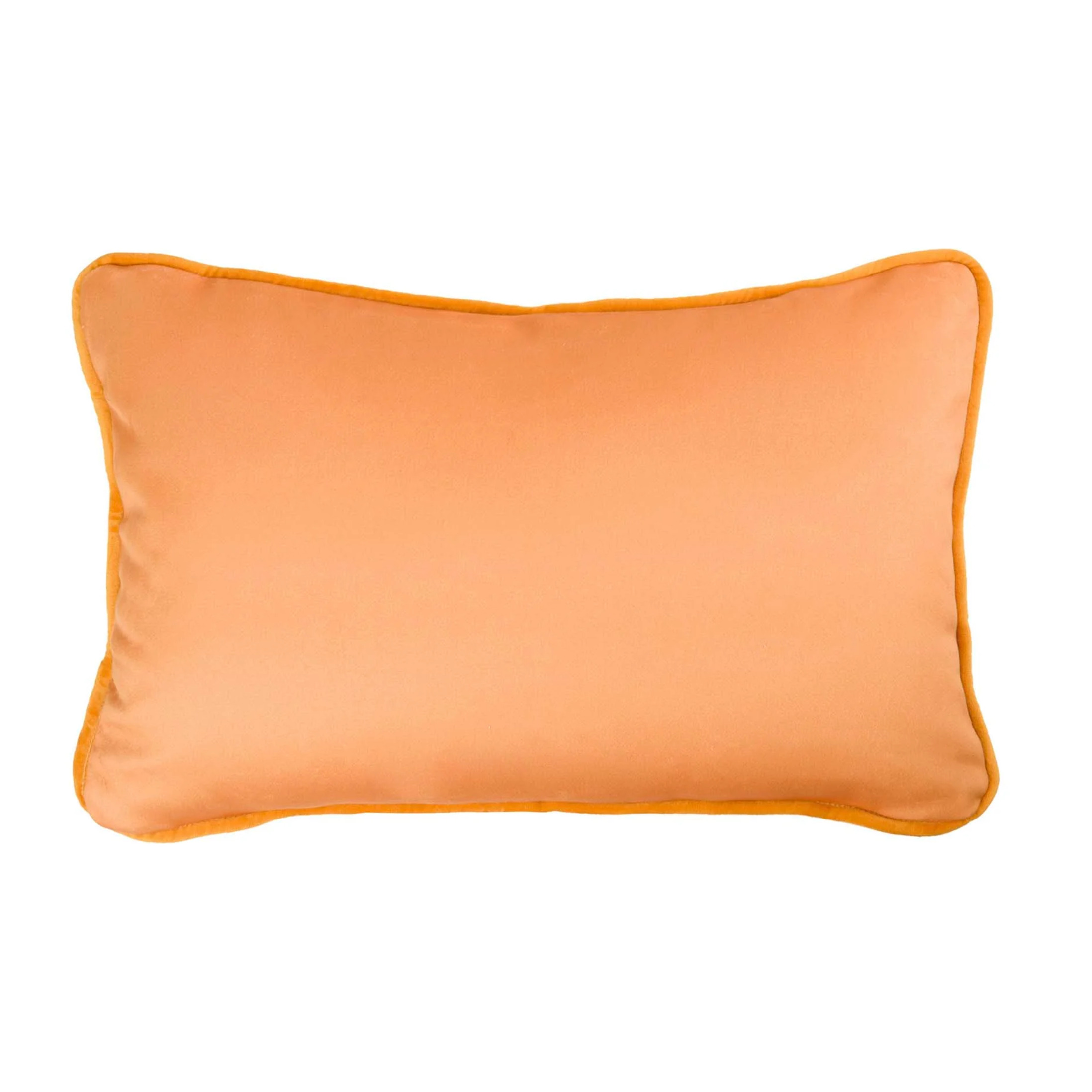 Cojin Velvet Naranja 45x30 Cm