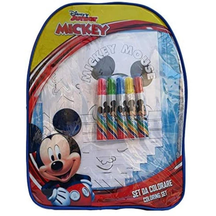 Zainetto coloring Mickey Mouse Lui Mickey Mouse Multicolor