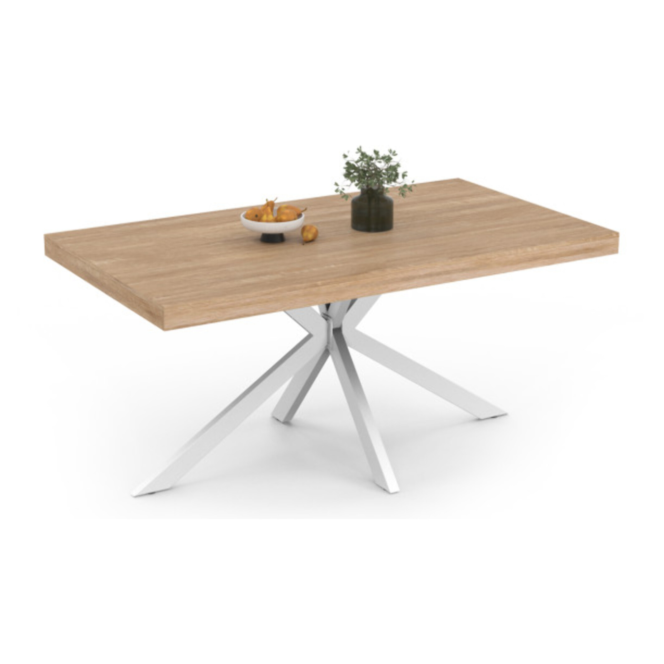 Table repas Brixton pieds spider