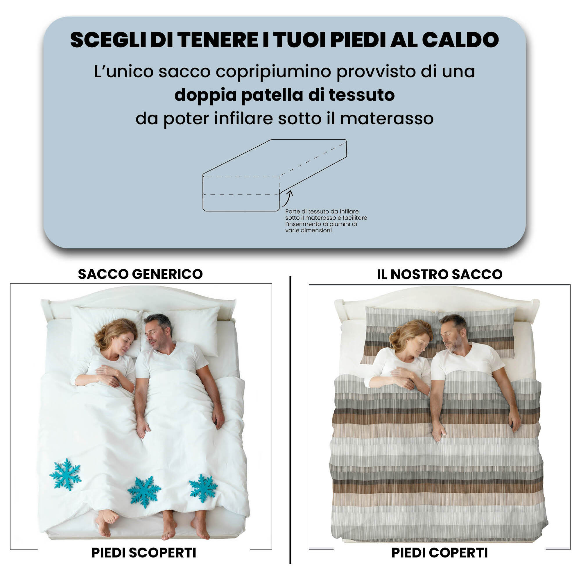 PARURE COPRIPIUMINO INFINITY - 100% Microfibra