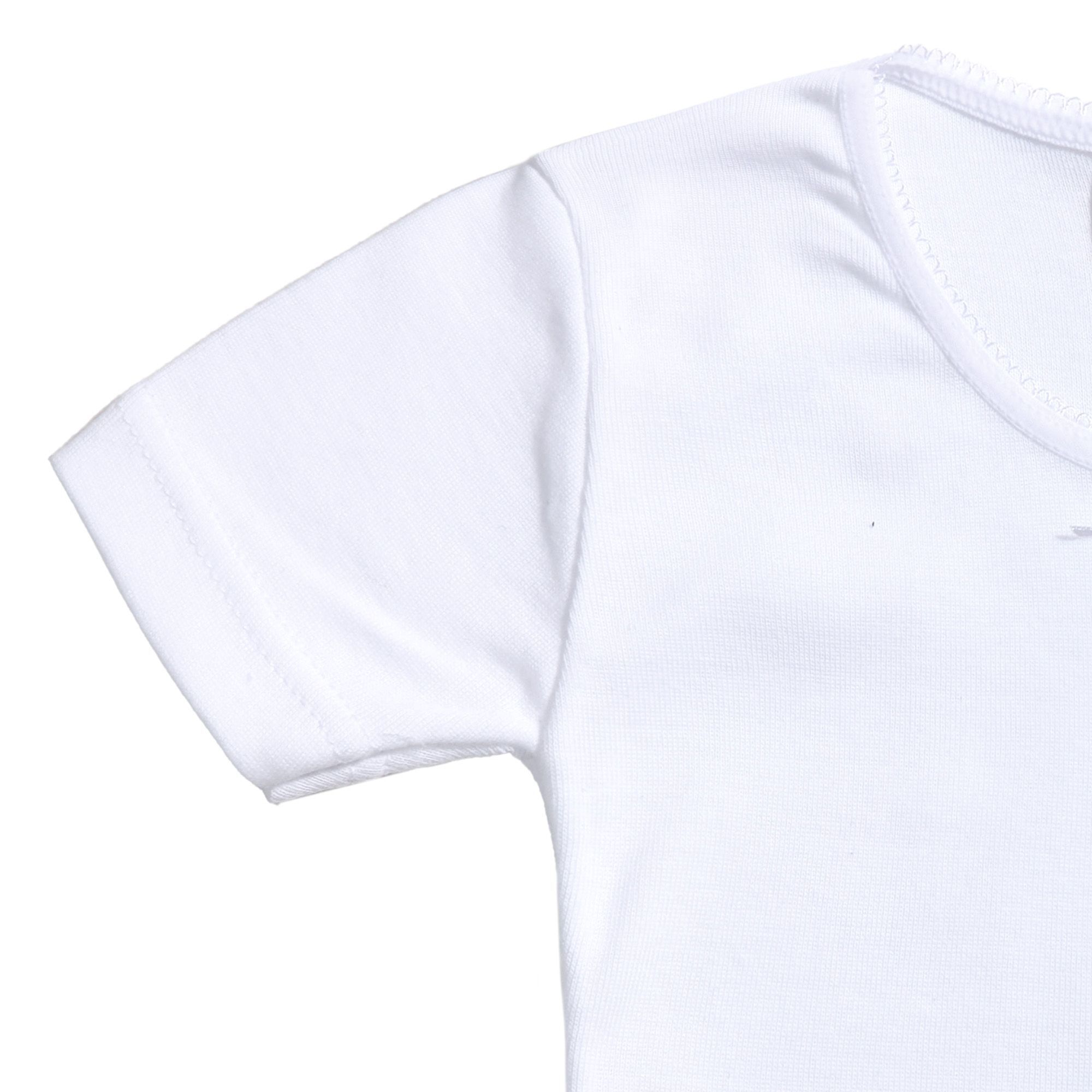 Cubre Niña Felpa M/C Blanco Talla 10