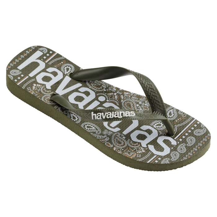 Infradito Havaianas Top Logomania Verde