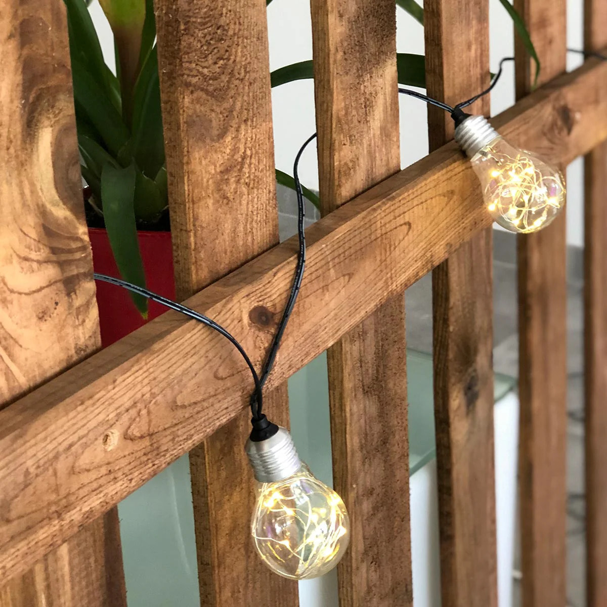 Guirlande solaire FANTASY STAR 10LED 4M