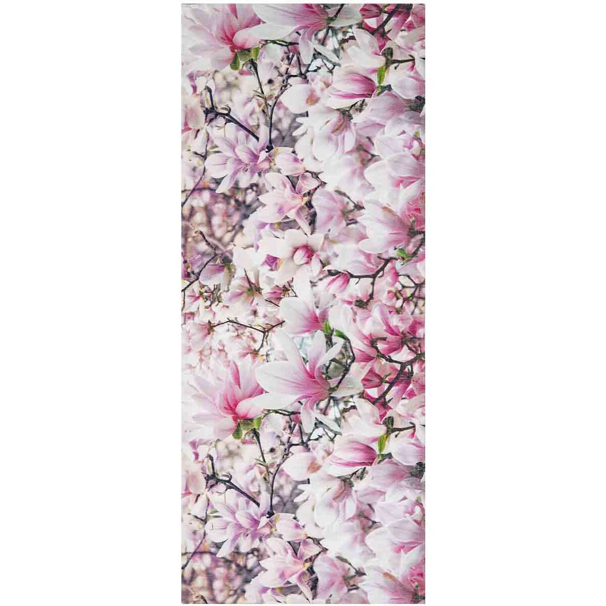 Tappeto EMOZIONI MAGNOLIA moderno fiori bouquet floreale lavabile antiscivolo passatoia multiuso bagno cucina ingresso