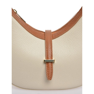 Borsa a spalla Anna Luchini Beige