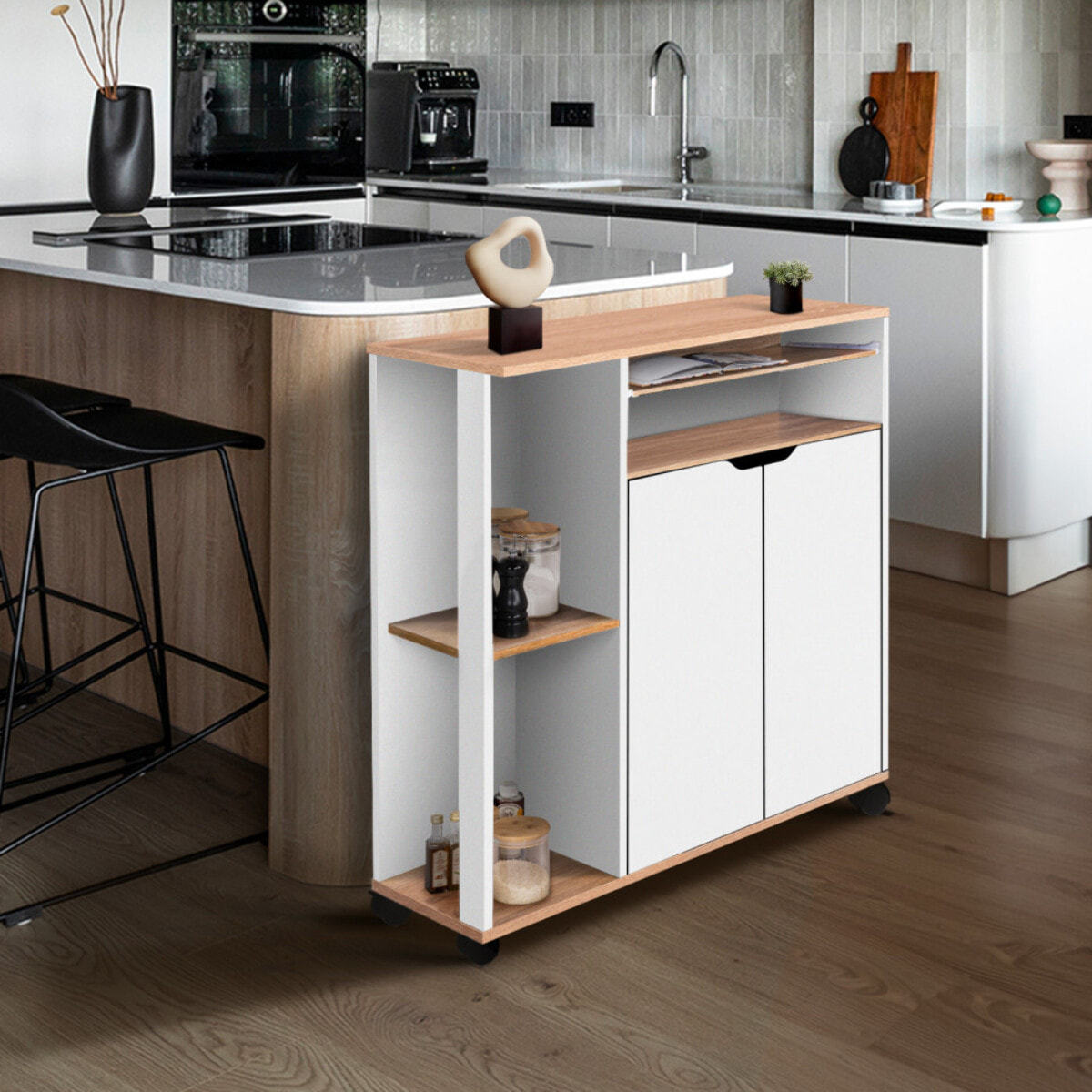 Desserte de cuisine sur roulettes Cosi