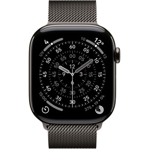 Montre connectée APPLE WATCH 46mm Tit Ardoise Milan Serie 11 M/L Cellular